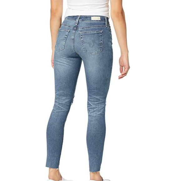 AG Jeans Farrah Skinny Ankle Jeans, Size 27, Free Form - Picture 2 of 12